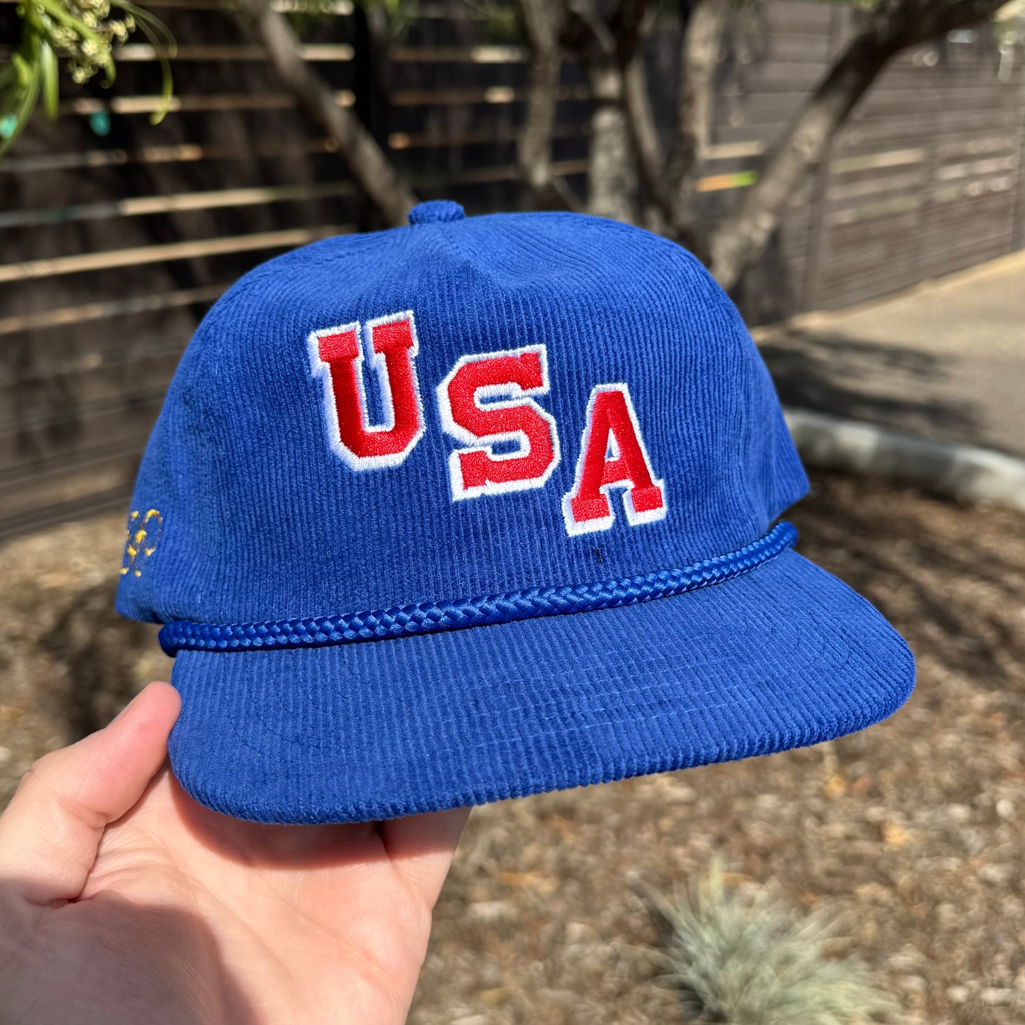 USA Gold Cord Snapback