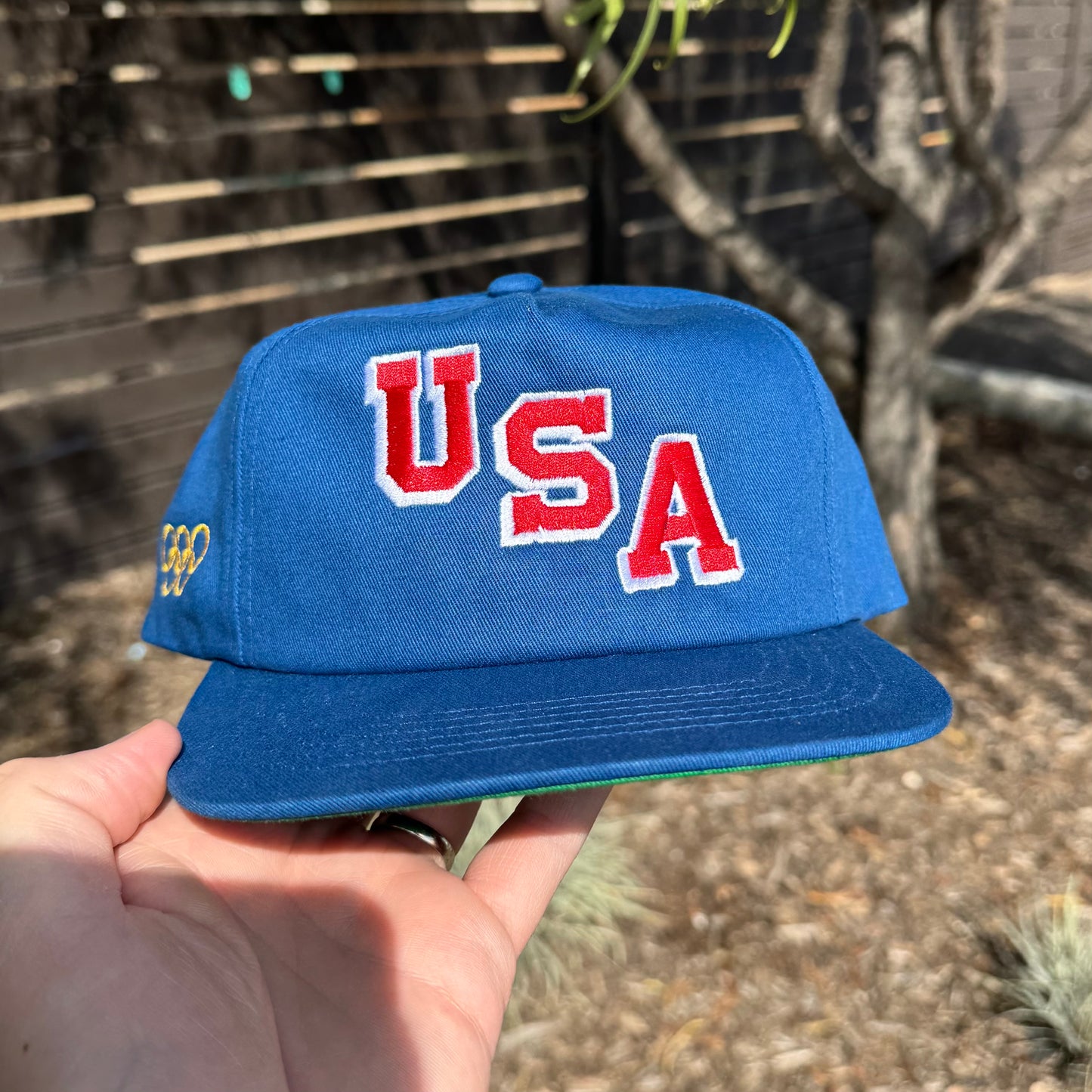 USA Gold Cotton Snapback