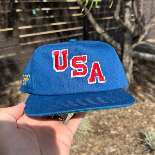 USA Gold Cotton Snapback
