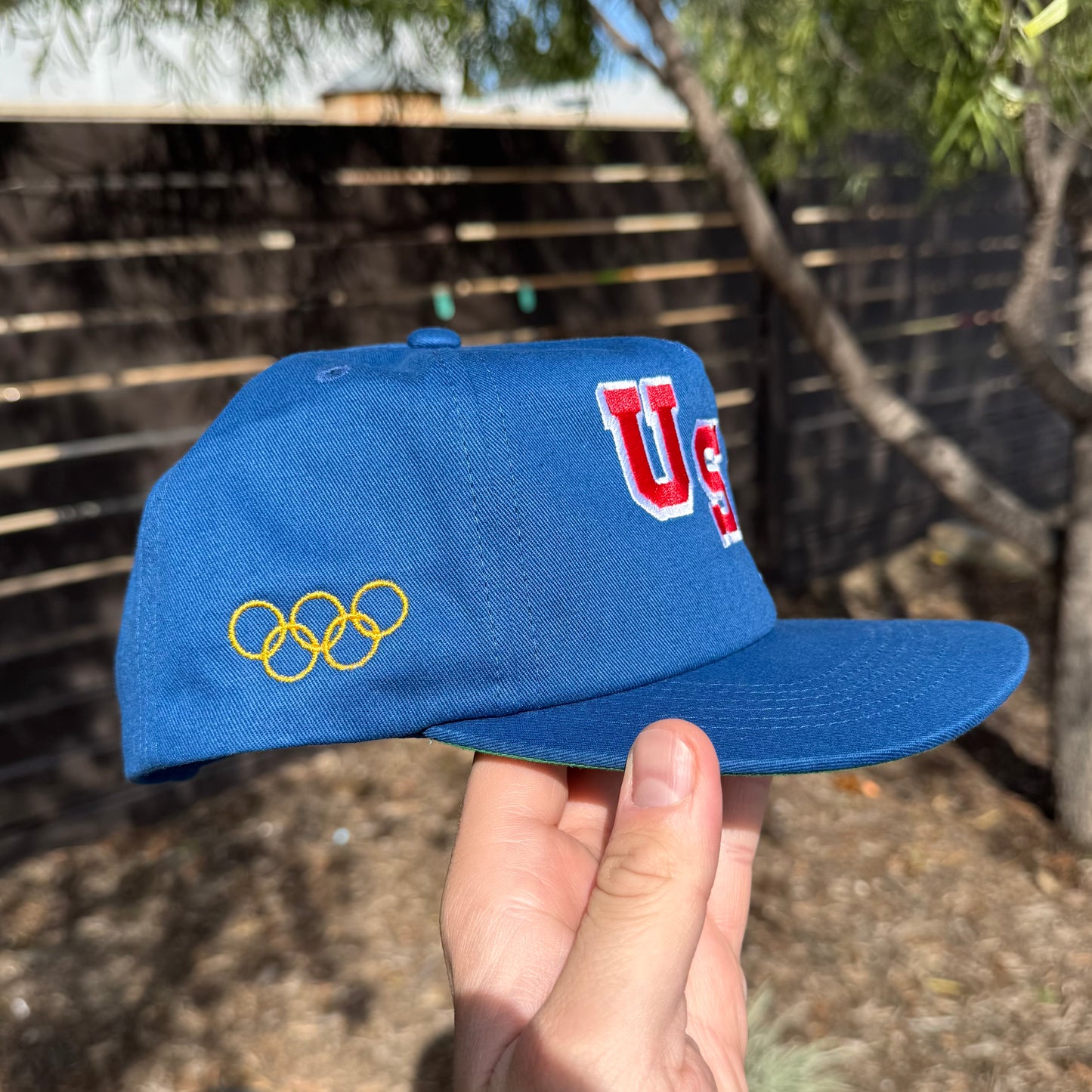 USA Gold Cotton Snapback